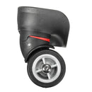 2Pcs Black Luggage Suitcase Universal Wheels Repair Replacement