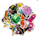 29pcs Adventure Time Cartoon Pvc Waterproof Sticker For Wall Car Laptop Bicycle Luggage Sticker