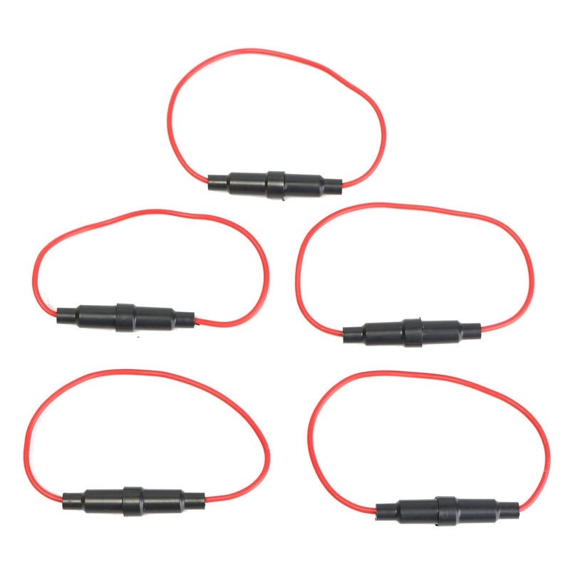 5pcs 6x30mm AGC Spiral Cable Fuse Connector Fuse Block