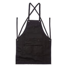 Heavy Duty Waxed Canvas Work Hobby Apron Large Pocket Fits Small to XXL Black