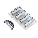 Minleaf ML-GT3 8pcs Men's 3-Layers Razor Blade Refills fit with Gillette MACH 3 Razor Replacement Head with Aloe Vera Lubrastrip