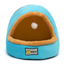 Foldable Kennel Dog Bed For Dogs Cats Animals Pet House Tent All Seasons Washable Cushion