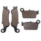 Front+Rear Organic Brake Pads For Yamaha YZ250F Set Full Kit FW FX FY 2007-2015