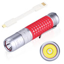 Civictor S5 L2 U2 800Lumens 3Modes Switchable USB Rechargeable Tactical LED Flashlight 18650