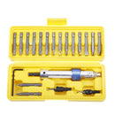 20Pcs Drill Bit Set HSS High Speed Steel Screwdriver Bits Drill Driver Bits Quick Converter Adapter