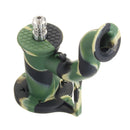 Portable Silicone Titanium Nail Oil Drum Rig Water Tobacco Pipe Fashion Spoon