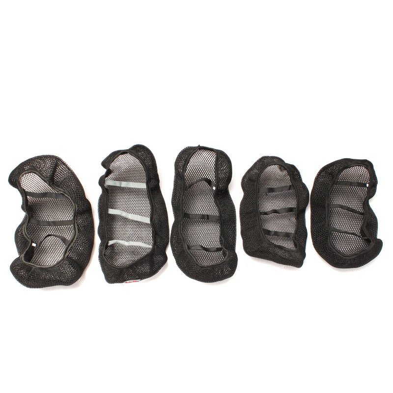 3D Motorcycle Scooter Seat Cover Net Breathable Protector Black