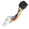AU Car Side Trim Double Din Dash Facia Fascia Kit +ISO Wiring Harness For Toyota