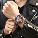 NAVIFORCE 9157 Waterproof Stainless Steel Band Quartz Watch Calendar Auto Date Men Watch