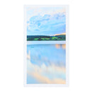 High Definition Spray Wall Painting Wulian Lake and Wooden Pavilion Landscape Decorations Murals