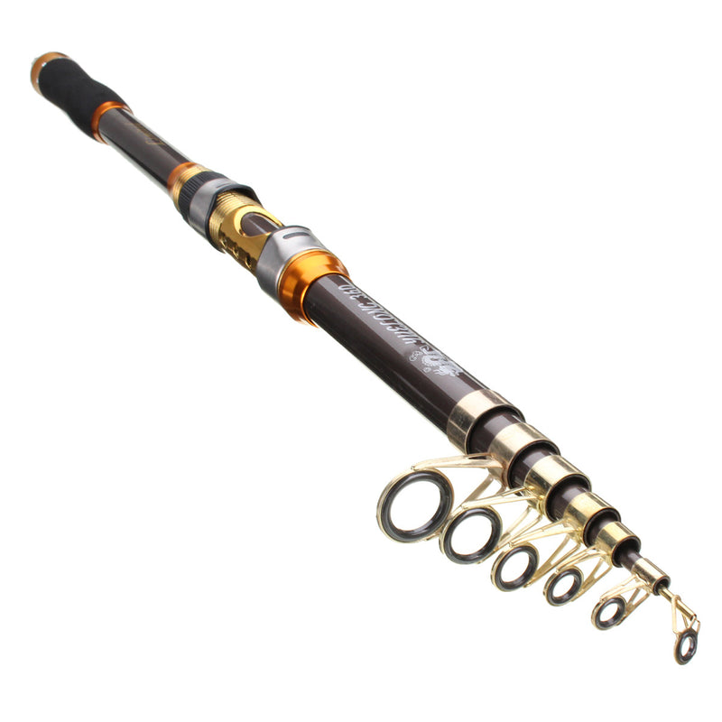 ZANLURE 3.6m Carbon Fiber Telescopic Fishing Rod Spinning Sea Fishing Pole