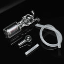 Modern Design 100MM Green Glass Skull Smoking Water Pipe Durable