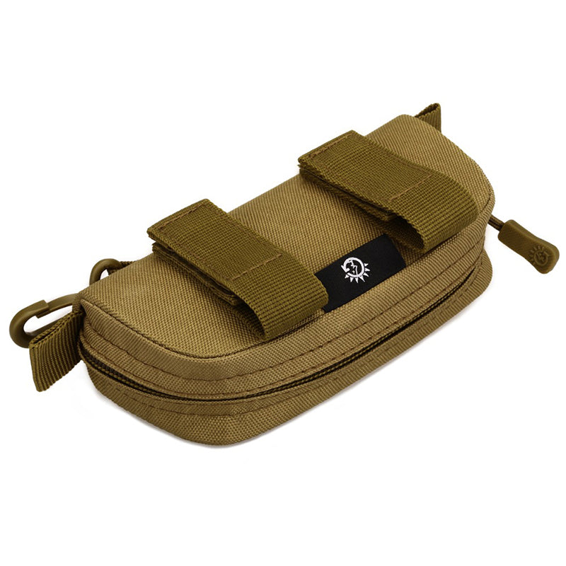 Military Camouflage Glasses Tactical Bag Mini Storage Molle Pouch Nylon Hip Bum Waist Belt Pack