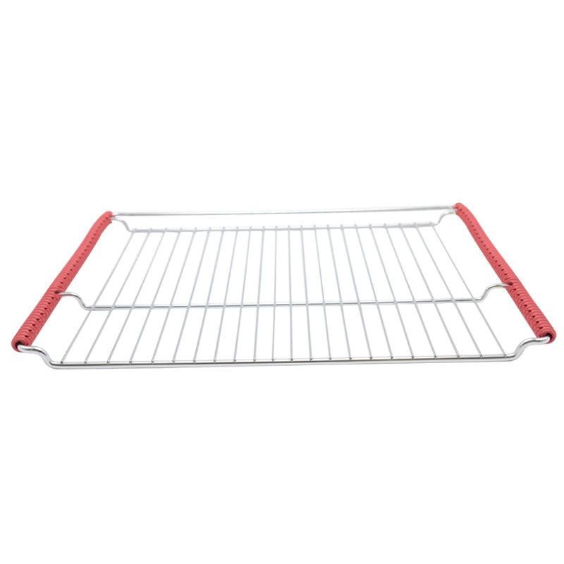 Enipate Silicone Oven Rack Edge Guards Protector Clip Guard Baking Pastry Tools Heat Resistant Red