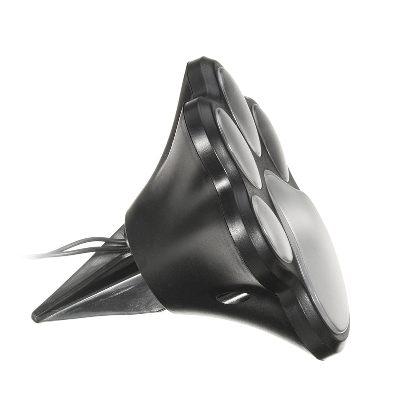 Solar Powered Pure White 4 Dog Animal Paw Print Outdoor LED Fairy String Lights  for Garden