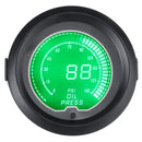 Universal 2inch 52mm Oil Press Pressure Gauge Digital LED 7Color 150 PSI Meter