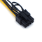 22cm Graphics Card 6Pin to 6 + 2Pin Power Adapter Cable Power Supply Splitter Cable for Desktop