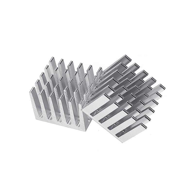 5Pcs 20x20x15mm DIY IC Chip Heat Sink Extruded Cooler Aluminum Heat Sink