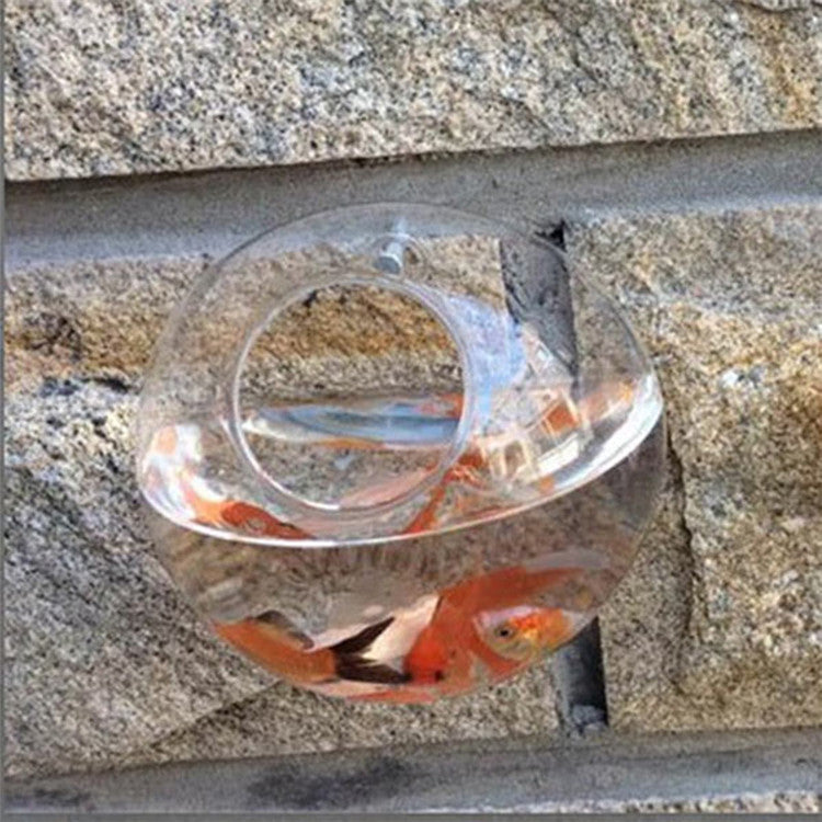 Creative Wall Hanging Transparent Glass Vase Hydroponic Living Room Home Decor