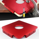 Drillpro 4 In 1 R5/R10/R20/R30 Router Temple Plate Wood Panel Radius Corner Template with Router Bit Woodworking Tool