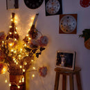 5M 7M Moroccan Metal Ball 20/30/50 LED Solar String Light  Outdoor Christmas Fairy Lamp Garden Decor