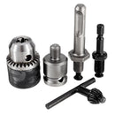 Drillpro 0.6-6.5mm Drill Chuck Drill Adapter Thread 3/8-24UNF Changed Impact Wrench Into Eletric Drill