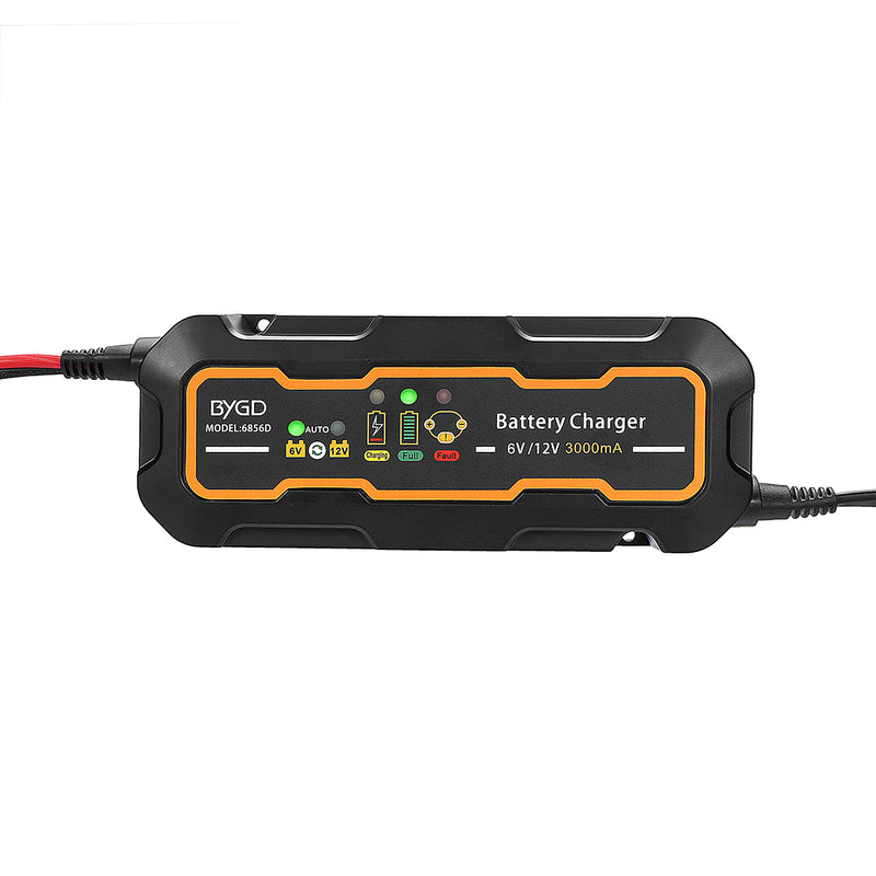 6V/12V 3000mA Maintainer Battery Lead Acid Charger Automobile Motorcycle Car