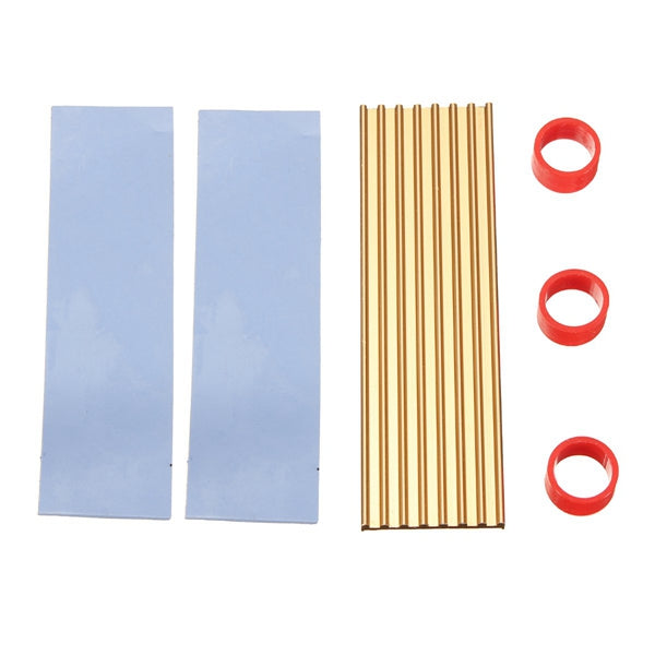 71 x 21 x 3mm Aluminum Diffuse Heat Sink Heat Dissipation Cooling Pad M.2 NGFF 2280 For SM961 960PRO