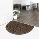 Pineapple & Square Version Special Dust Floor Mat Coffee and Gray Carpet