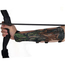 Archery Arrow Bow Shooting Camouflage 4 Strap Adjustable Ultra Long Arm Guards Protector