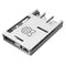 Ultra-thin Silver Aluminum Alloy CNC Case Portable Box Support GPIO Ribbon Cable For Raspberry Pi 3
