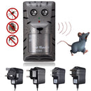 Double Head Electronic Ultrasonic Pest Control Repeller Mouse Insect Rodent Repeller Household High Power Animal Repeller