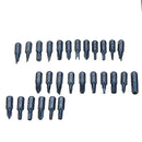 Effetool 29pcs Magnetic Bit Set with Tool Box Bit Holder Tips Screwdriver Phillips Hex Torx Screwdriver Bit Tool Kit