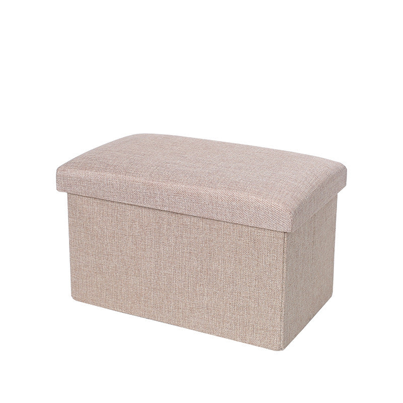 Multifunctional Foldable Storage Stool Box Shoe Bench Fabric Storage Stool Folding Chair