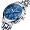 STRYVE S9601 Luminous Display Fashion Stainless Steel Strap Zinc Alloy Case 24hours Display Men Quartz Watch
