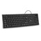 Rii RK907 104 Keys Ultra - Thin USB Wired Desktop Computer Keyboard