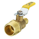 TMOK Brass Gas Ball Valves Lever Handle G Thread 1/2" Male x 12mm Hose Barb Coupler