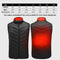 5V USB Electric Vest Heated Jacket Thermal Warm Neck + Back Pad Winter Body Warmer Cloth