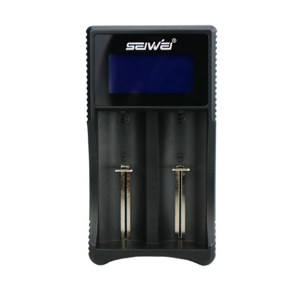 SEIWEI SW-3 LCD Display Micro-USB Output Rapid Smart Battery Charger 2Slots