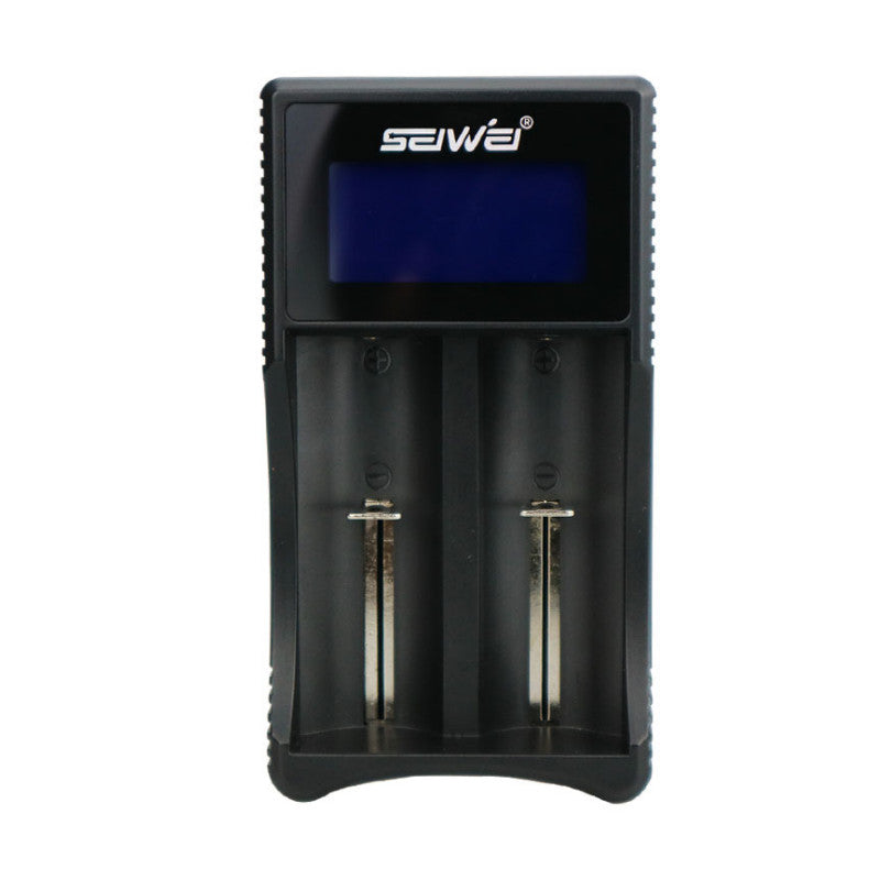SEIWEI SW-3 LCD Display Micro-USB Output Rapid Smart Battery Charger 2Slots