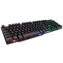 IMICE AK-600 104 Keys USB Wired Silicone Sutton Keyboard Three Color Backlit with 1.3m Cable Gaming Keyboard