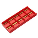MGEHR1212-2 12 x 100mm CNC Lathe Turning Tool Holder with 10pcs MGMN200 Carbide Inserts
