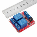 3Pcs 5V 2 Channel Level Trigger Optocoupler Relay Module