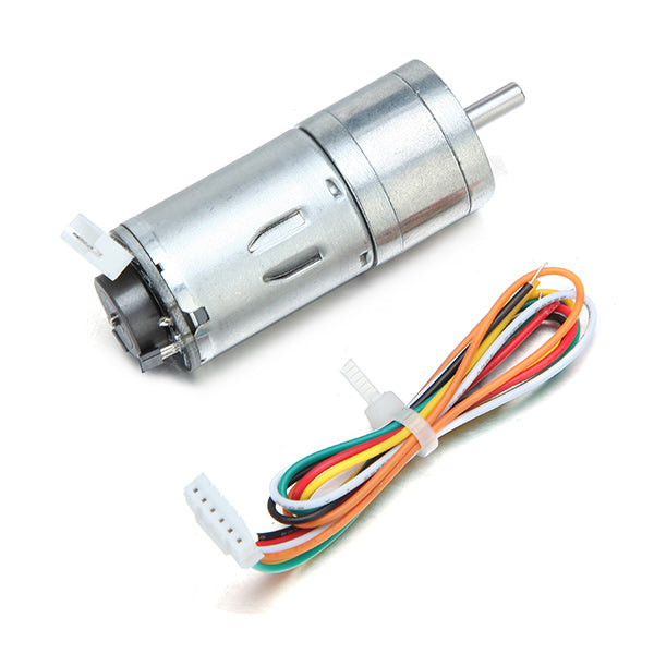 CHIHAI MOTOR GM25-370 DC Gear Motor 6V 100/210/300RPM Encoder Motor