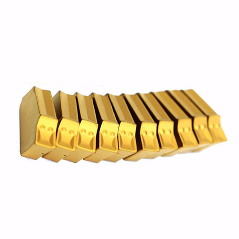 10pcs ZQMX 2N11-1E SP200 GTN-2 2mm Grooving Cut-Off Carbide Insert CNC Tool