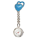 Sweet Heart Pocket Watch Stainless Dial Tunic Fob Pocket Doctor Nurse Watch