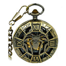 JIJIA JX001 Big Spider Hollow Spider Men Mechanical Watch Pocket Watch