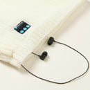 Wireless bluetooth Headphone Scarf  Winter Outdooors Music Wireless Warm Scarf Neckerchief With Mic