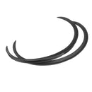 2Pcs Carbon Fiber Universal Car Wheels Anti Collision Mud Eyebrow Trim Fender Rubber Protector Strip