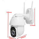 360 1080P WiFi Outdoor Speed Dome IP Camera Wireless Alarm Security Night Vision